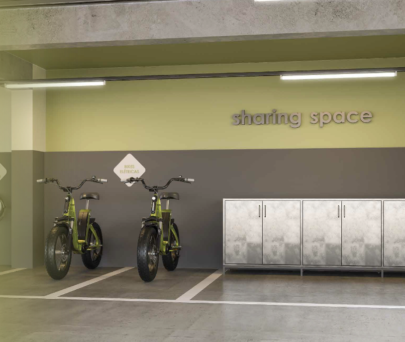 Espaço compartilhado do Vitta Residence